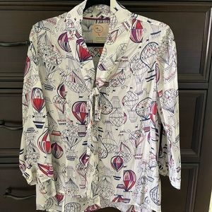 Printed blouse of the 52 Conversations by Anthropologie - limited edition!